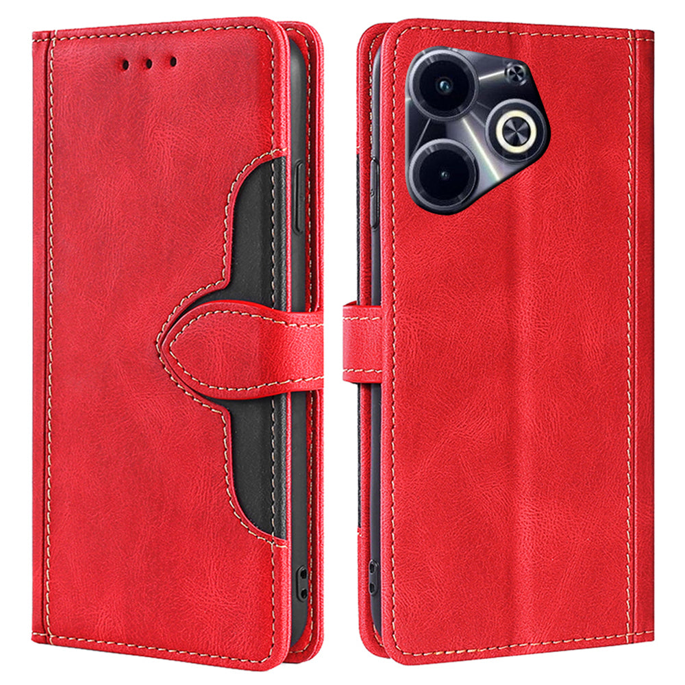 For Transsion Infinix Hot 40i Wallet Case Straw Hat Pattern Stand Leather Phone Cover For Transsion Infinix Hot 40i Wallet Case Straw Hat Pattern Stand Leather Phone Cover
